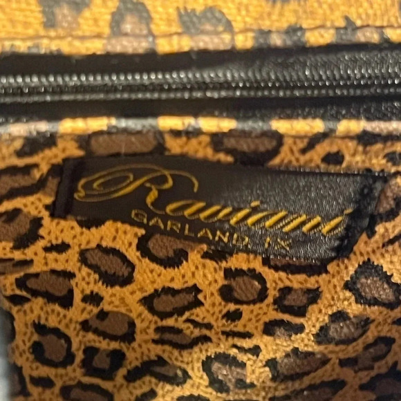 Raviani Black Fringe American Original Bronco Logo Tote Bag‎ Sold Out - Picture 11 of 12